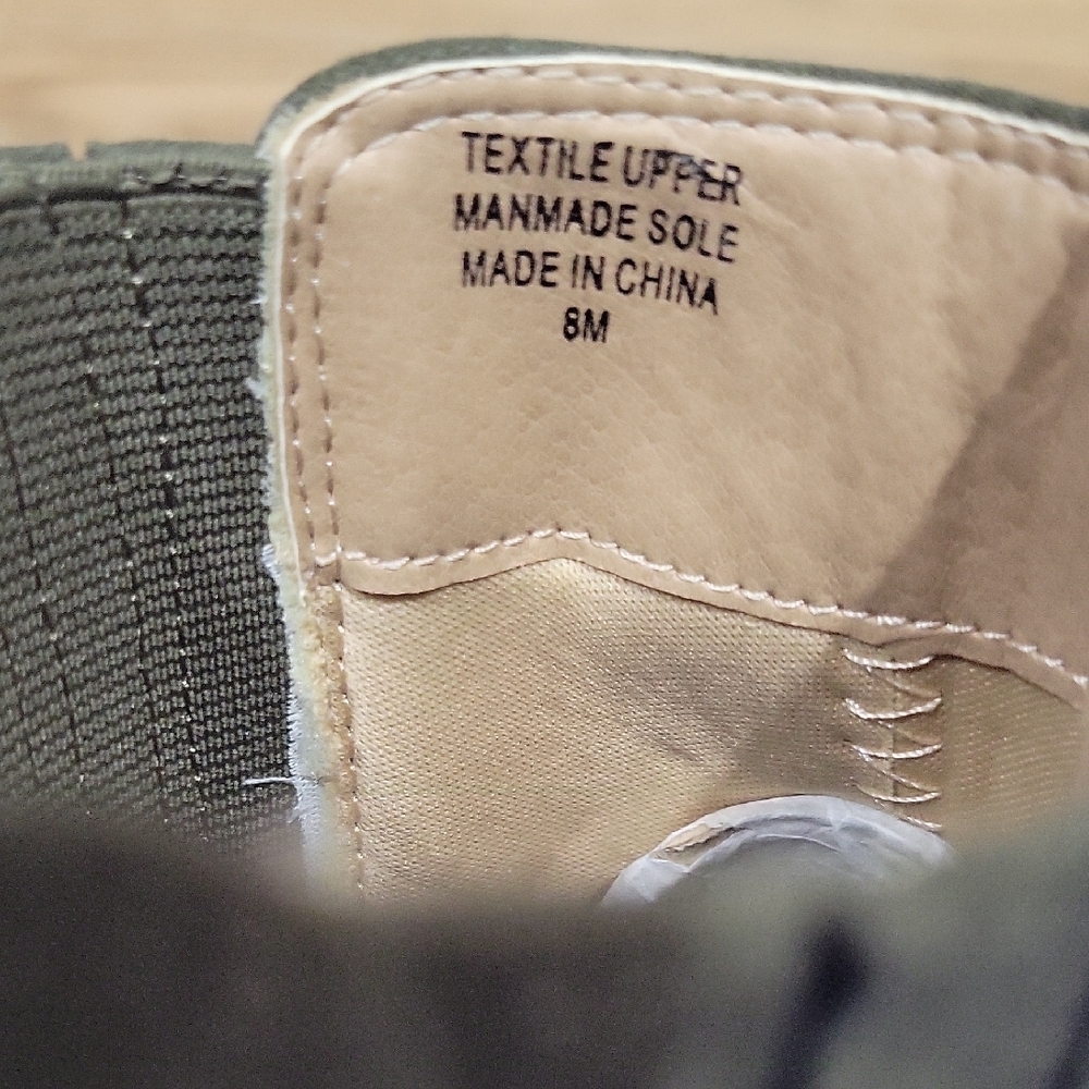 Olive Green Suede Ankle Boots - Picture 3 of 4